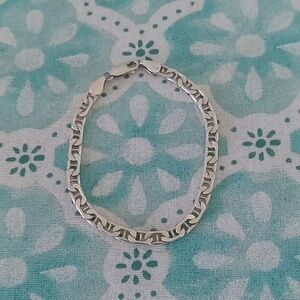 Sterling Silver Elegant Chain Bracelet